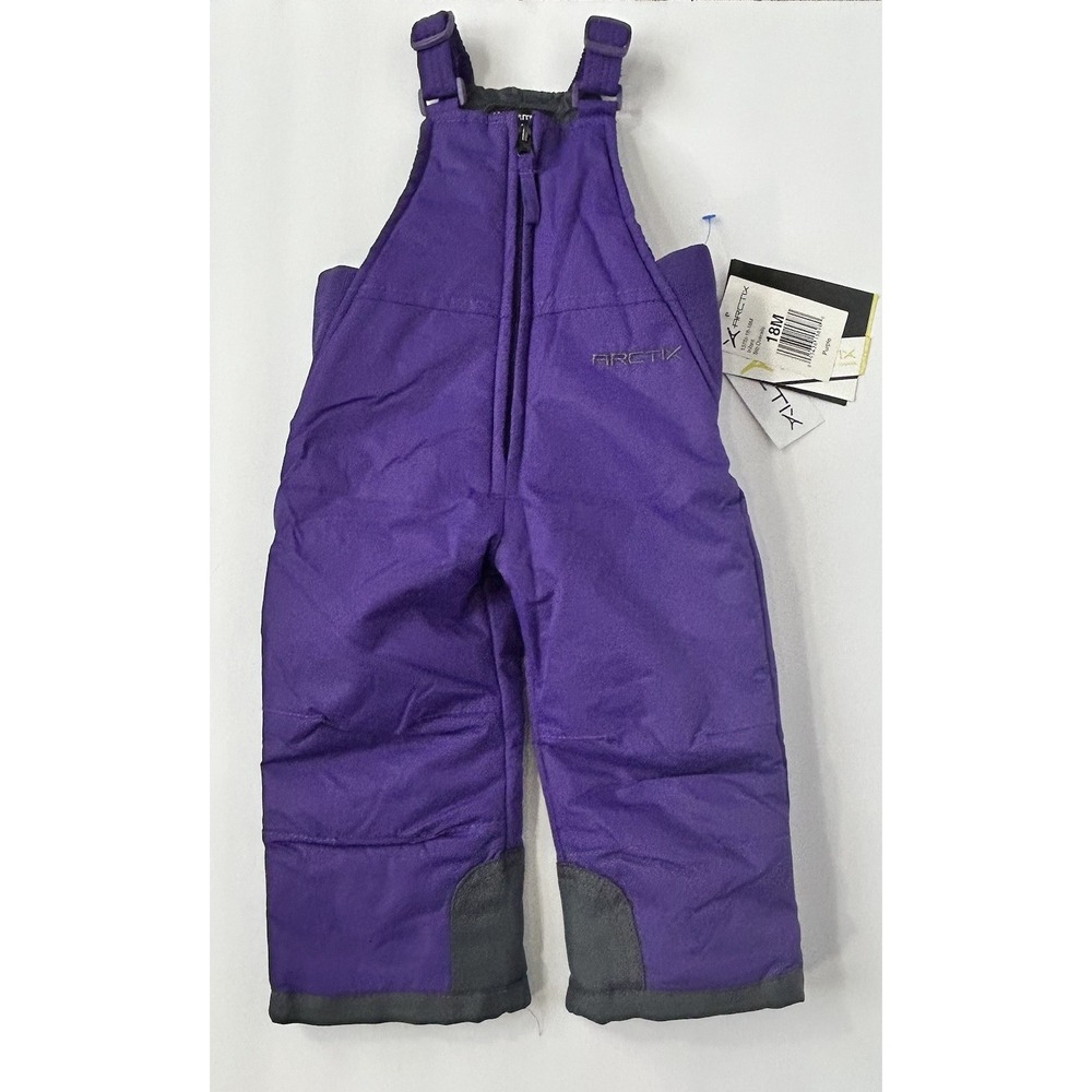 Arctix Snow Bib Pants NWT Overalls Baby Size 18 Months Purple